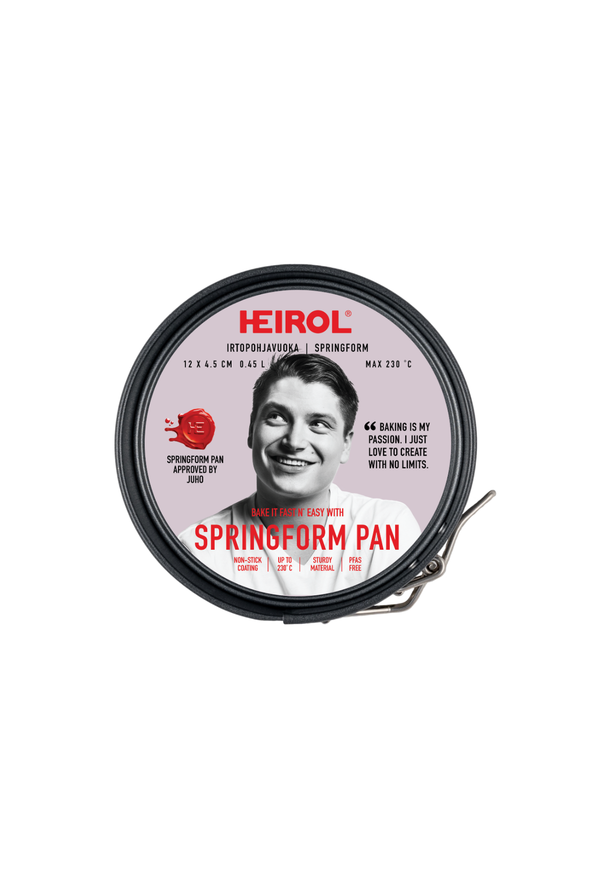 SPRINGFORM CAKE PAN Ø 18x6.5 cm 1.8 L