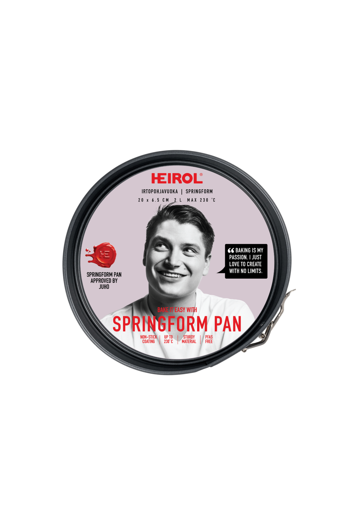 SPRINGFORM CAKE PAN Ø 20x6.5 cm 2 L