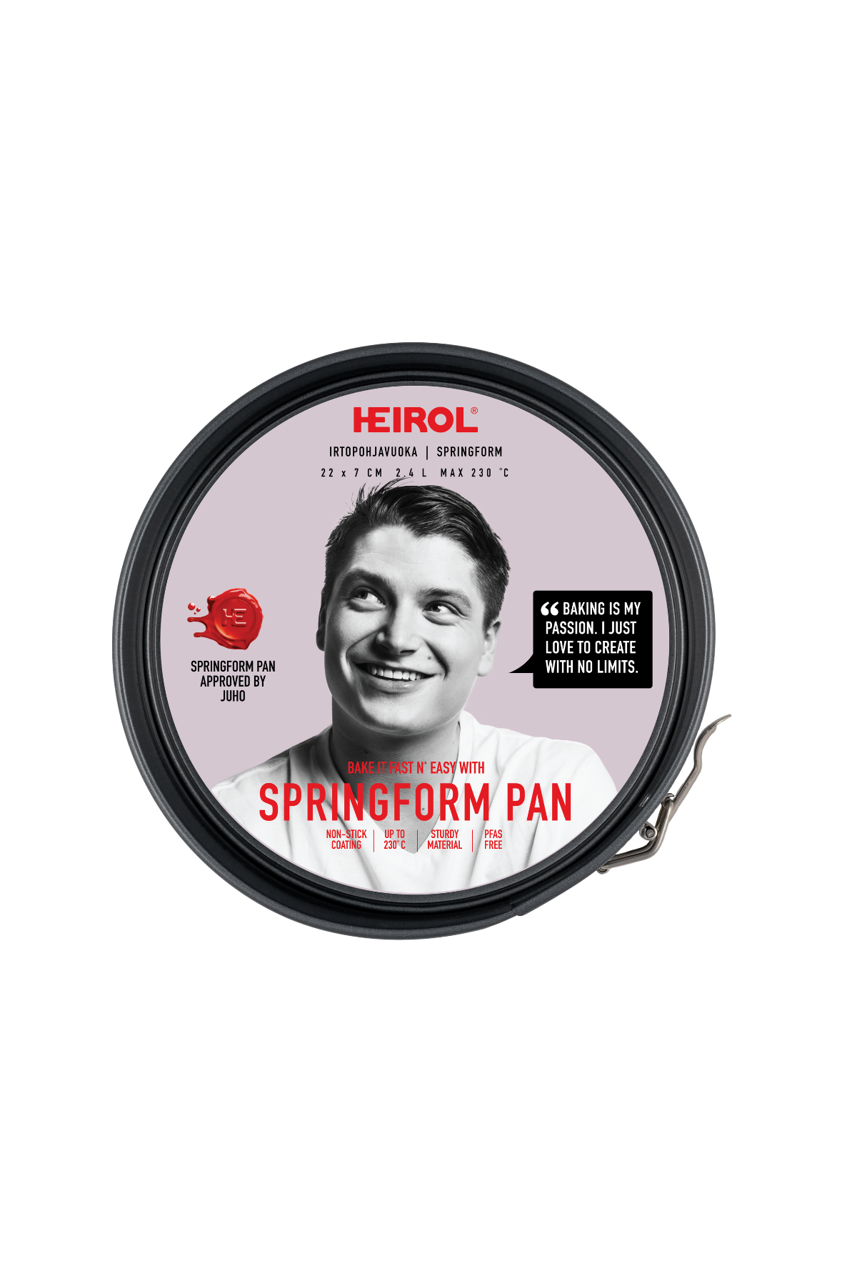 SPRINGFORM CAKE PAN Ø 22x6.5 cm 2.4 L
