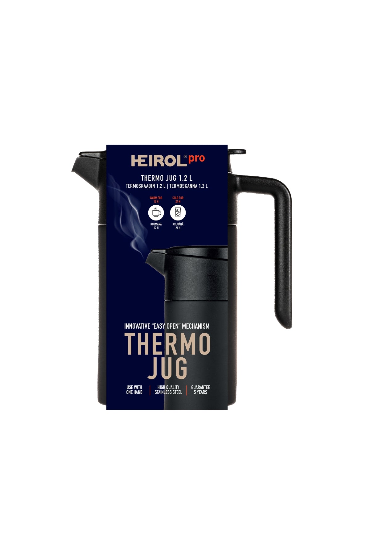 TERMOKAADIN 1,2 L Easy Open, musta
