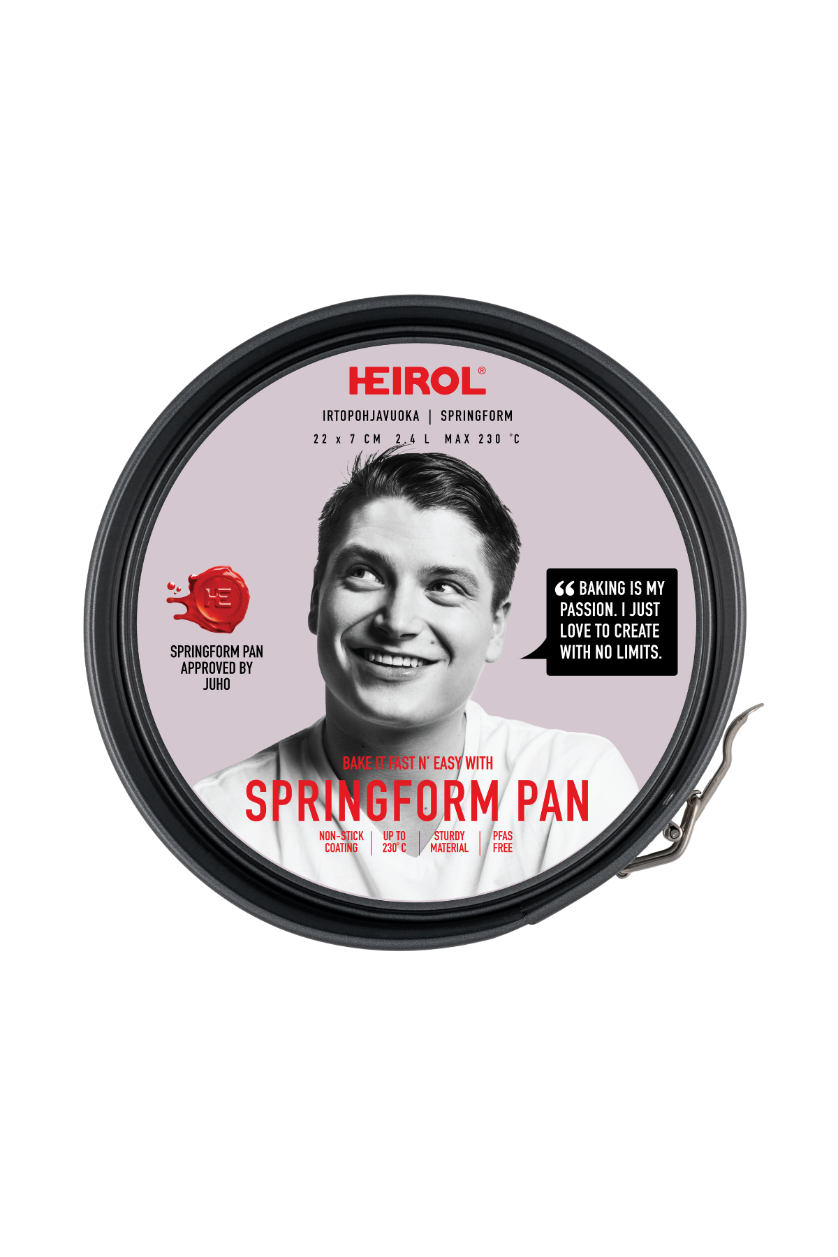 SPRINGFORM CAKE PAN Ø 28x7 cm 3,65 L