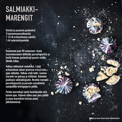 Kahdeksanosaista pursotinsettiä on hyödynnetty salmiakkimarenkien tekoon. 