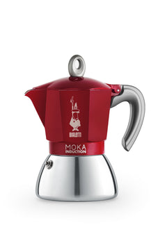 ESPRESSOKEITIN 6 k. Moka Induction Red 6 kuppi / Punainen