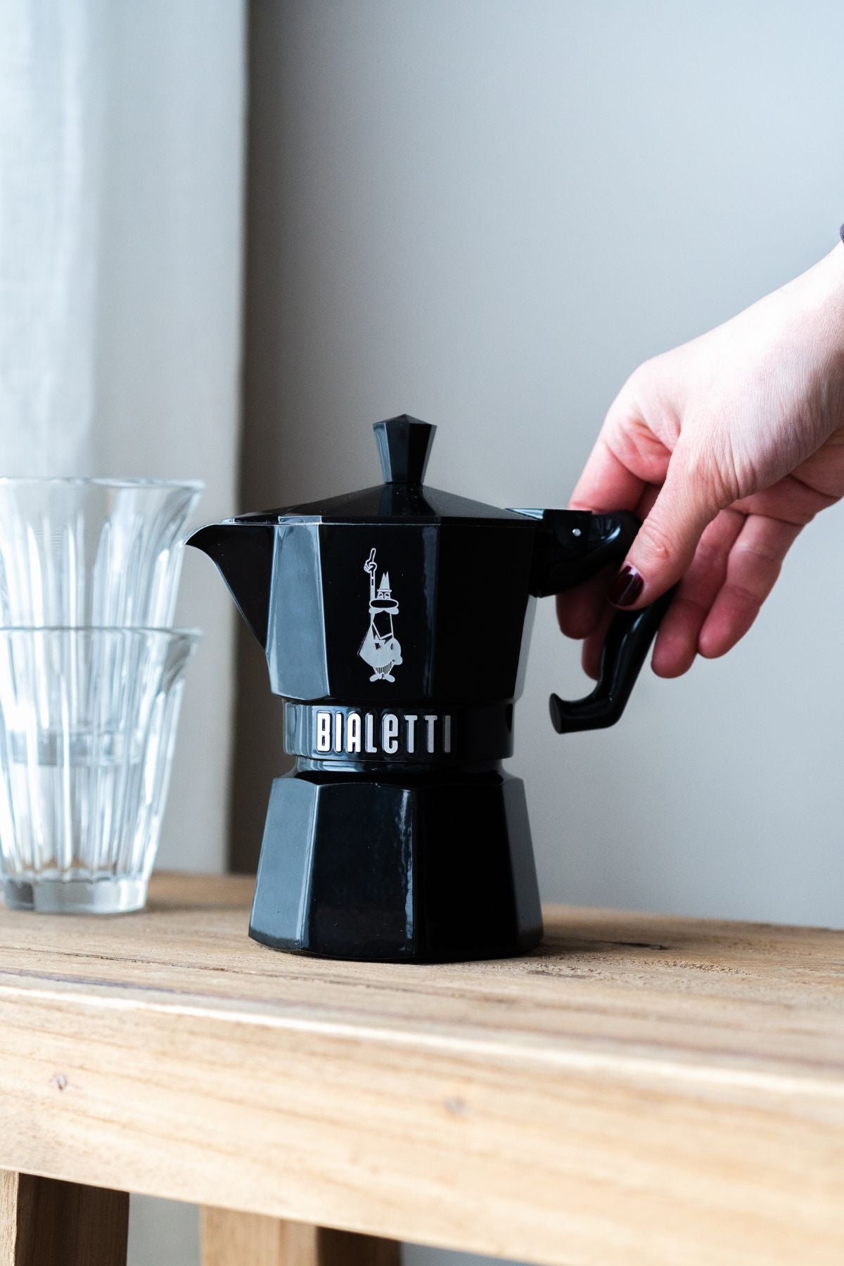 ESPRESSOKEITIN 3 k. Moka Exclusive, musta
