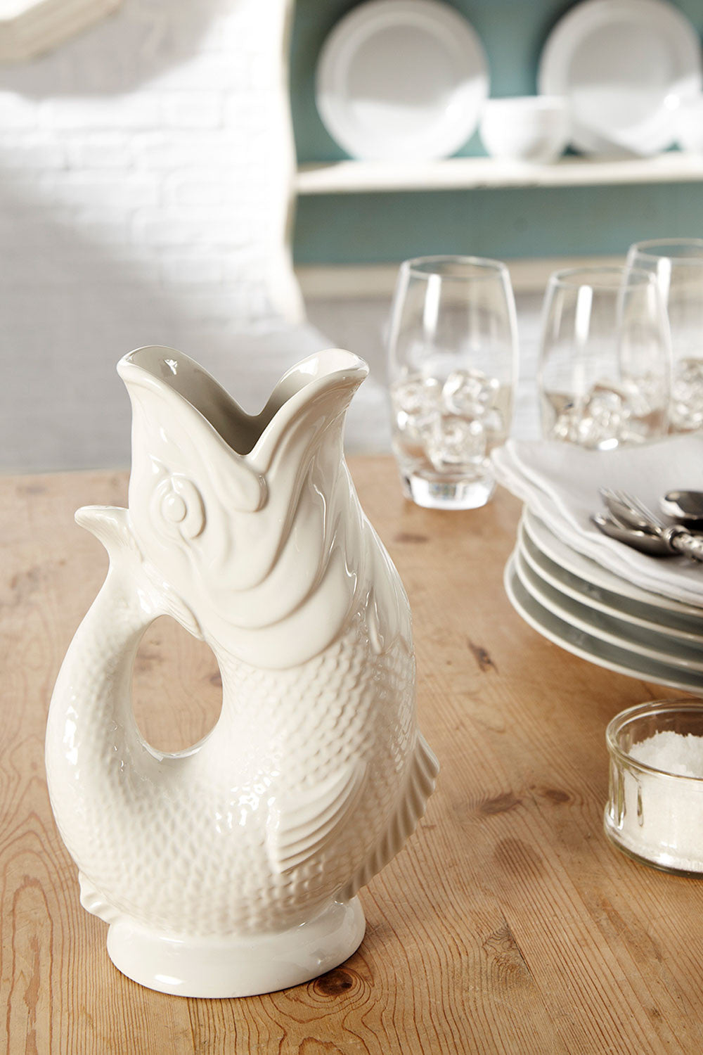 GLUGGLE JUG XL, White
